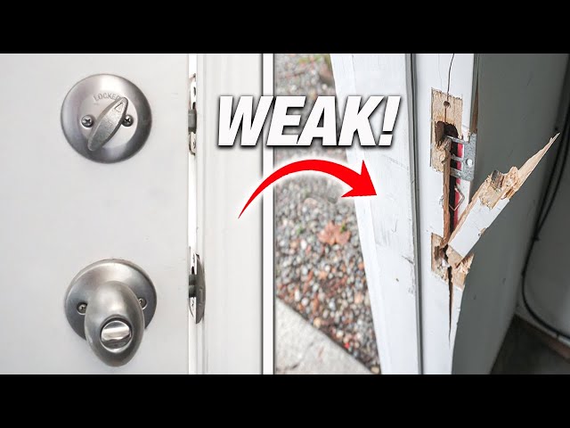 Why 90% Of Entry Doors FAIL! STOP Break-Ins NOW With These EASY Install! How To DIY!