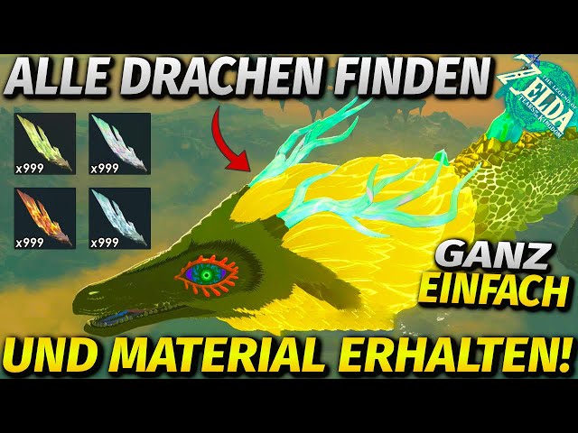 *NEU* Alle Drachen finden & Drachen-Materialien ganz einfach farmen! ► Zelda Tears of the Kingdom