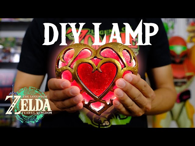 DIY Heartcontainer lamp from the "Legend of Zelda: Tears of the Kingdom"