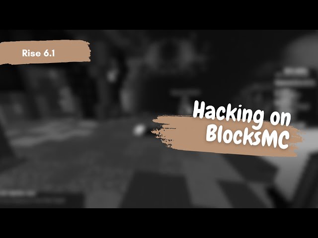 Hacking on BlocksMC with Rise 6.1 | Flagless Fly | Config Release