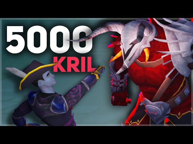 Loot From 5000 K'RIL TSUTSAROTH - The Ultimate AFK Kril guide - RS3 Money Making method