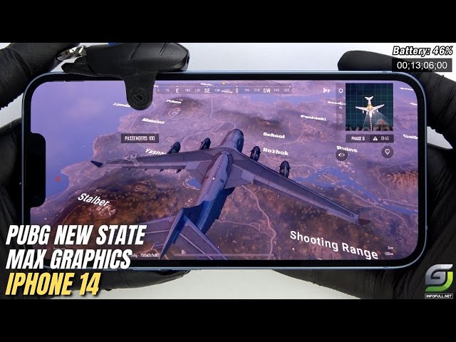 PUBG NEW STATE Max Setting on iPhone 14 | Apple A15 Bionic