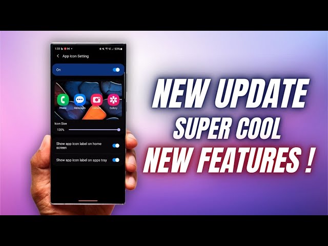 New update Adds BRAND NEW Features for your HOME SCREEN Settings !