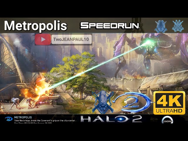 Halo 2A MCC Metropolis legendary speedrun campaign  ⚠️4k