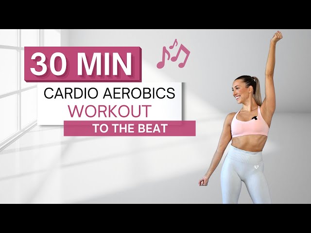 30 min CARDIO AEROBICS WORKOUT ♫ | No Jumping | No Squats | Challenge Your Coordination