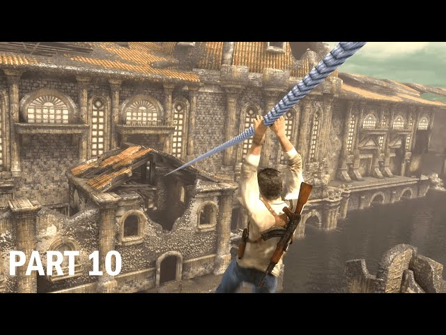 Uncharted Drake's Fortune Walkthrough Gameplay  Part 10 - To The Tower (PS5)