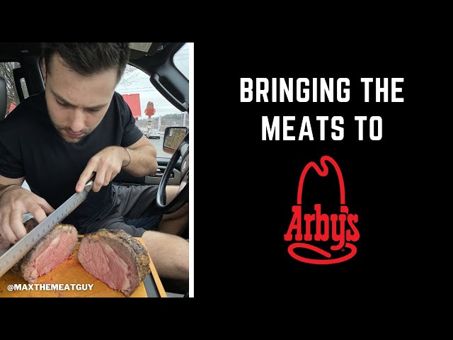 BRINGING THE MEATS to Arby’s: Car Cooking pt3 #shorts