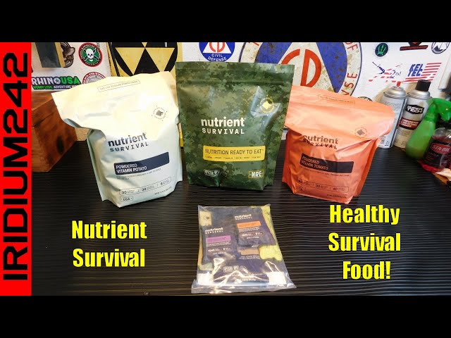 Survival Food Does Not Have To Be Unhealthy! Check Out Nutrient Survival!