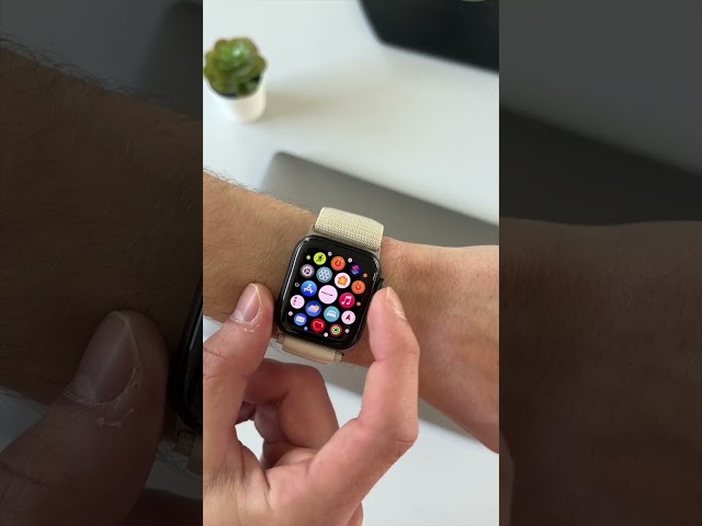 Désactiver le point rouge sur Apple Watch