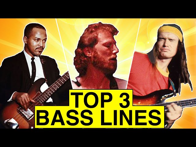 Are these the TOP 3 BASS LINES of ALL TIME?