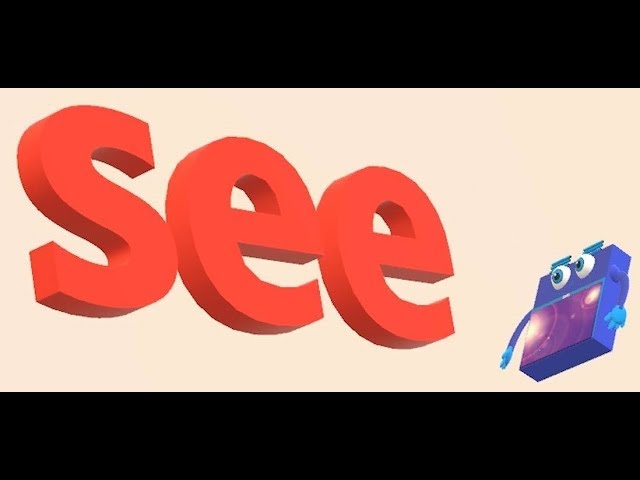 "SEE" Sight Word