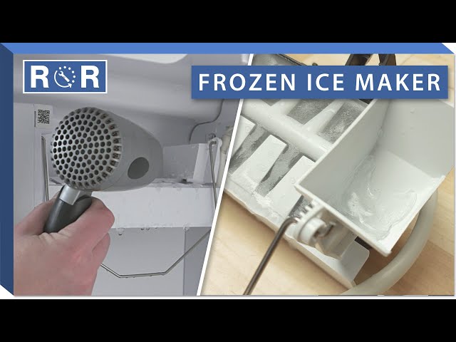 Ice Maker Frozen? (Refrigerator Troubleshooting) | Repair & Replace