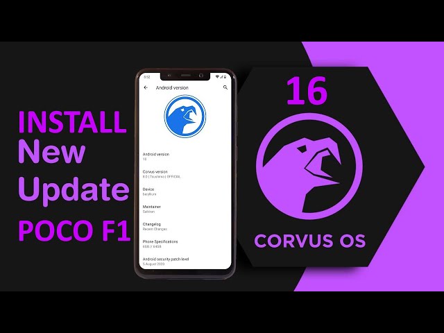 POCO F1 | HOW TO INSTALL CORVUS OS 16 | ANDROID 11 | STEP BY STEP GUIDE WITH DOWNLOAD LINKS