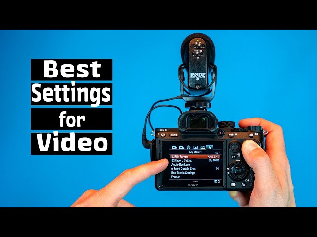 ضبط إعدادات الكاميرا كانون Canon لتصوير الفيديو  || Best DSLR Settings for Video