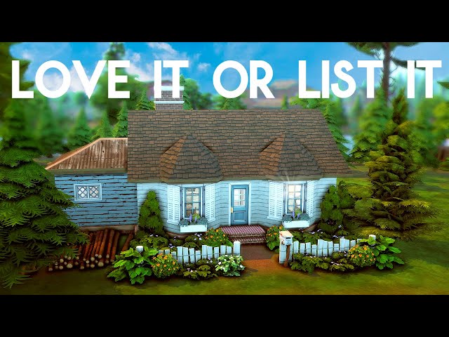 Renovating James Turner's Werewolves Starter Home ~ Love It or List It Reno: Sims 4 Speed Build
