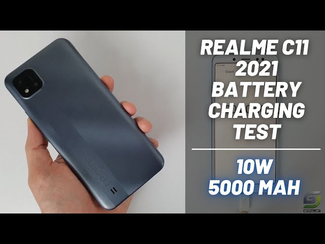 Realme C11 2021 Battery Charging test 0% to 100% | 10W fast charger 5000 mah