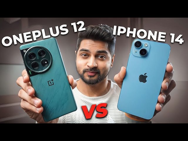 OnePlus 12 Vs iPhone 14 Full Comparison Hindi | Mohit Balani