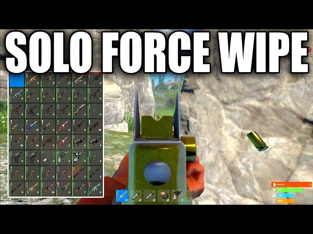 How a SOLO Survives Force Wipe - Rust Console Edition