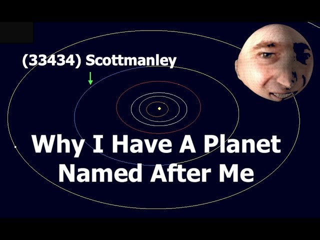 Why I Have a Real Planet Named After Me - (33434) Scottmanley