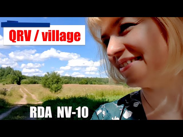 Where only Ham Radio works | QRV from rural Russia (RDA NV-10)