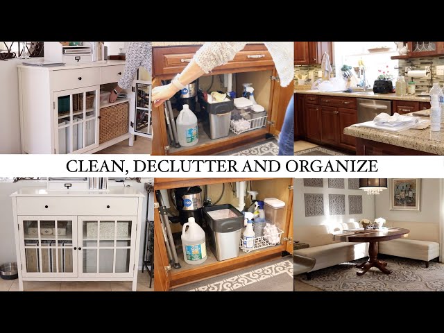DECLUTTER, CLEAN AND ORGANIZE WITH ME |  KITCHEN DISASTER | HOME RESET