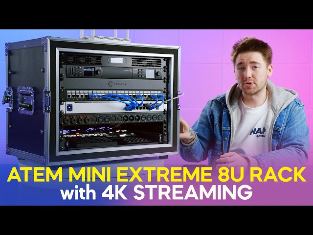 4K Live Streaming ATEM Mini Extreme Flight Case