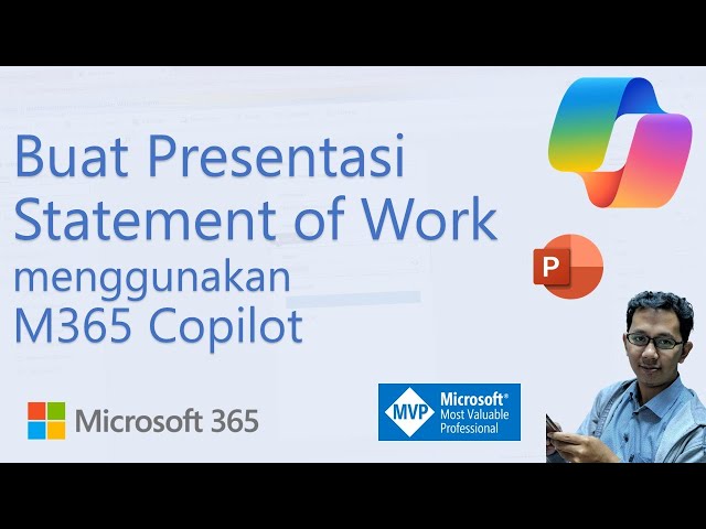 Membuat Presentasi Statement of Work menggunakan AI di Powerpoint- Microsoft 365 Copilot Tutorial #7