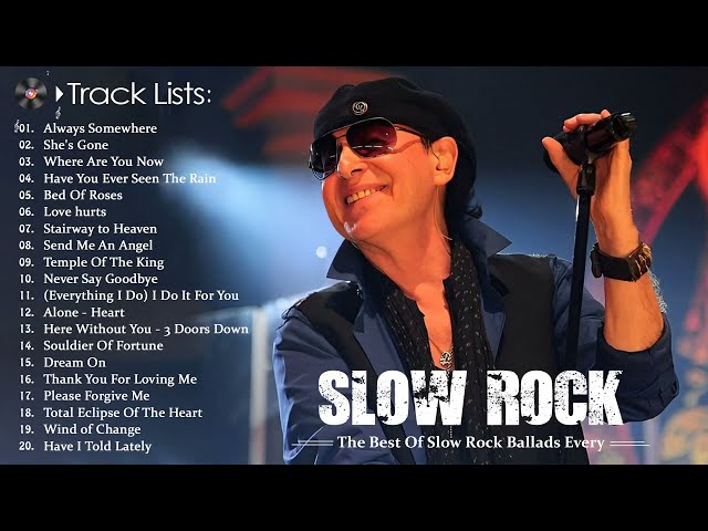 Greatest Slow Rock - Bon Jovi, Scorpions, U2, Nirvana - Slow Rock Songs Of 70s 80s 90s