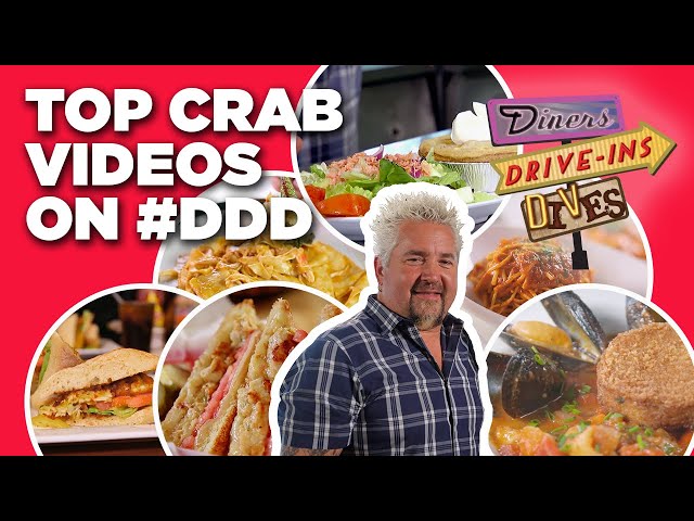 Top #DDD Crab Videos of All Time with Guy Fieri | Diners, Drive-Ins and Dives | Food Network