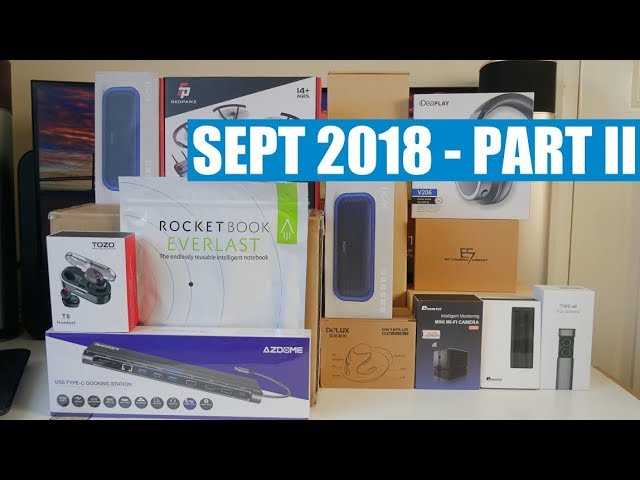 Coolest Tech of the Month September 2018 Part II - EP#17 - Latest Gadgets You Must See