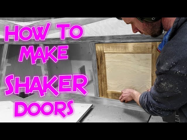 Shaker Doors. How to make a Shaker Cupboard/Cabinet Door.