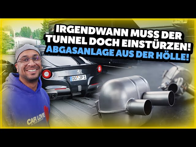JP Performance - STÜRZT DER TUNNEL EIN? | Ferrari F12 Abgasanlage aus der Hölle!
