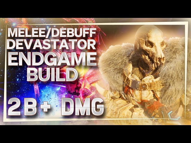 Outriders - 2 BILLION+ DAMAGE MELEE DEVASTATOR! | Endgame Melee Devastator Build! AT25+