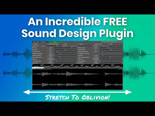 Want A Neat FREE Plugin For Sound Design? 🎶 | Meet PaulStretch