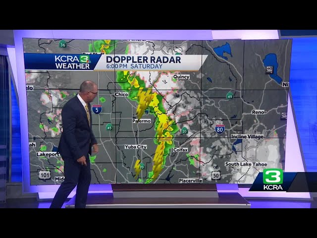 California Spring Storm Coverage | Hail, hundreds of lightning strikes hit region, snow snarls Si...