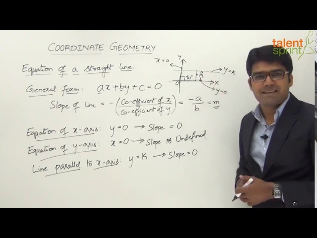 Coordinate Geometry | Model 3 - Properties of Straight Line | Quantitative Aptitude | TalentSprint