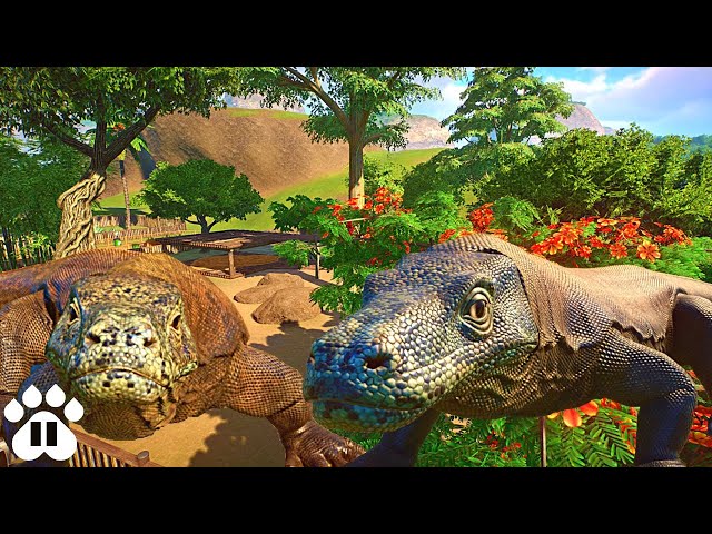 Adding Komodo Dragons and Shelters to our  Eco-Zoo | Planet Zoo Franchise Mode Ep21