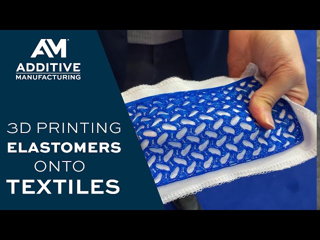 3D Printing Elastomers onto Textiles | Formnext 2023