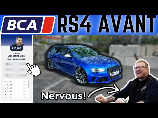 I BOUGHT A 2014 AUDI RS4 FROM BCA CAR AUCTION UK