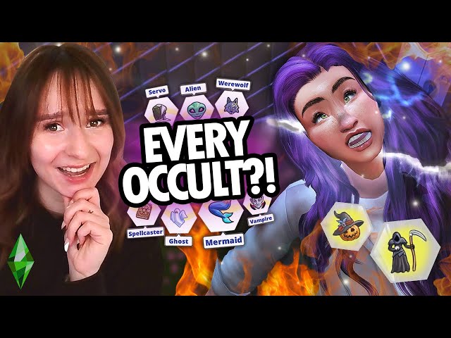 I am struggling with the Every Occult Challenge in The Sims 4 (Part 5: Ghost)
