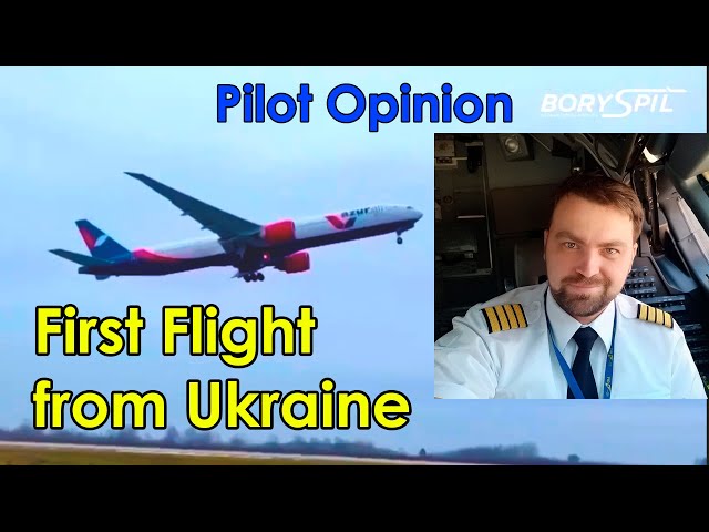 First flight from Kyiv | Is Ukraine going to Open its Airspace for Commercial Aviation?