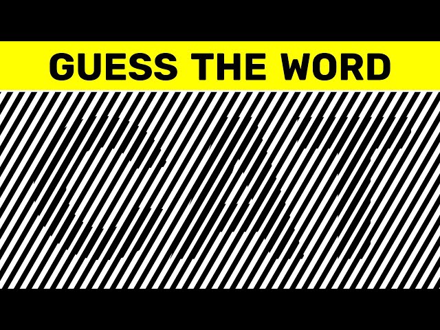 Guess the Hidden Word and Number | ILLUSION TEST