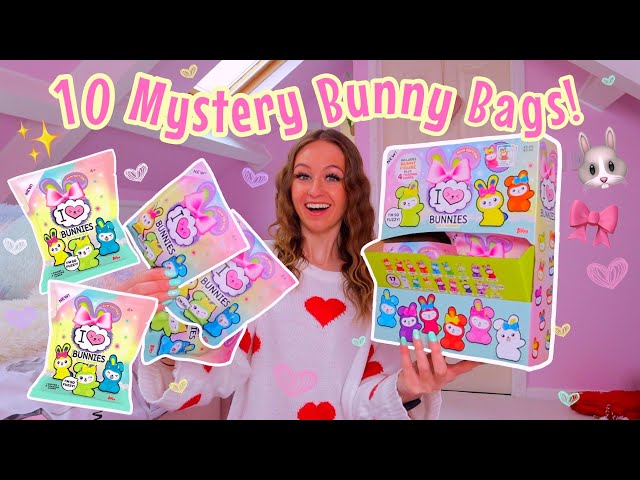 Opening 10 Mystery I ♡ Bunny Blind Bags *BOW EDITION!!*😍🐰🎀✨ (50+ SURPRISES!!🫢) | Rhia Official