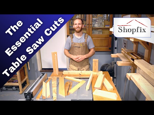 The Types of Table Saw Cuts Fully Explained
