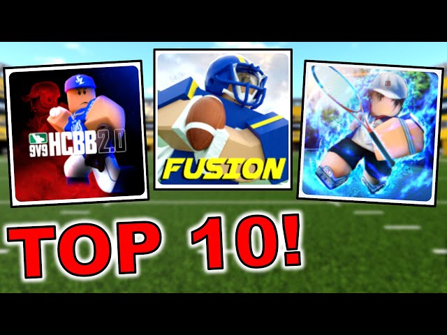 The TOP 10 BEST Sports Games on ROBLOX!