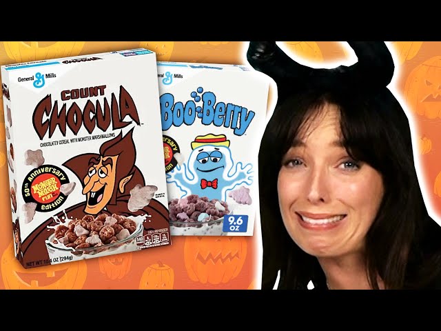 Irish People Try Halloween Monster Cereal