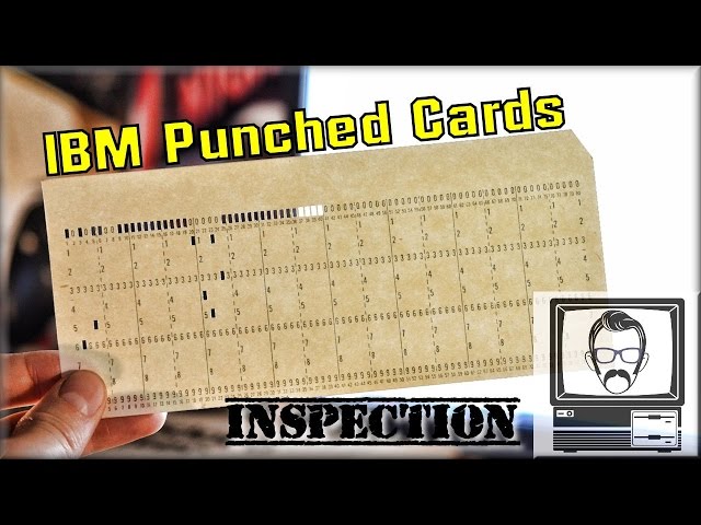 IBM Punched Cards, Hollerith Cards [Inspection] | Nostalgia Nerd