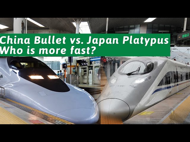 Who is more fast? Difference between high speed rail in China bullet and Japan platypus