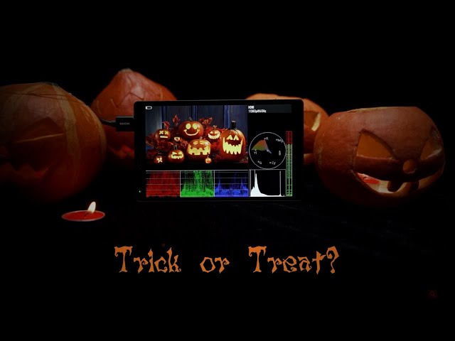 Trick or Treat? Halloween wishes coming from FEELWORLD F7 PRO On-camera Monitor