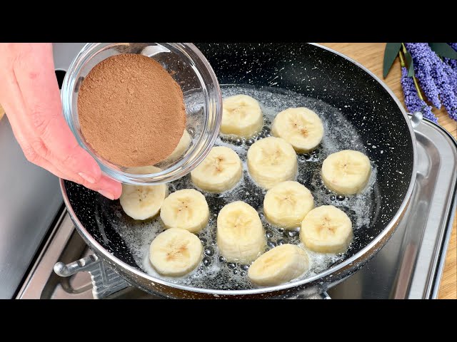 Do you have banana and cocoa? God, how delicious it is! Recipe in 7 minutes!
